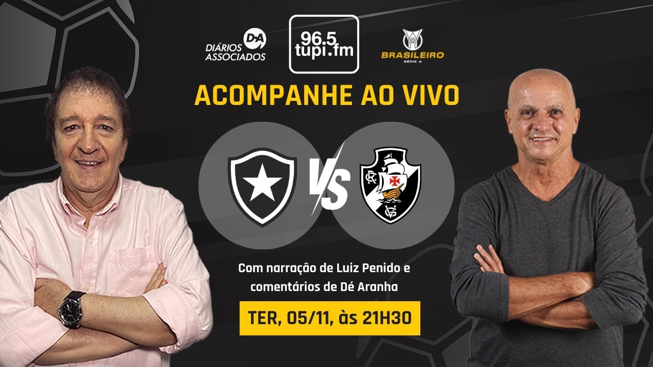 BOTAFOGO x VASCO - Campeonato Brasileiro - 32ª Rodada - 05/11/2024 - AO VIVO