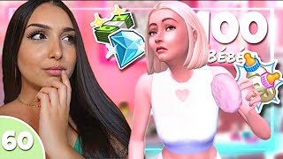 INFLUENCEUSE ET MAMAN ADO, COMPATIBLE ? *100 baby challenge* EP60 | sims 4