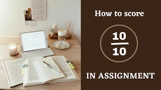 HOW TO SCORE 10/10 IN ASSIGNMENT|assignment ideas|tamil|