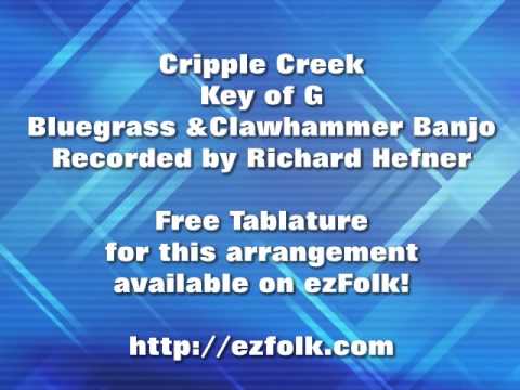 Cripple Creek - Bluegrass Banjo and Clawhammer Banjo - Free Tablature