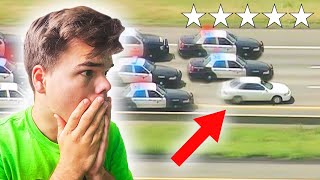 REACTING TO REAL LIFE GTA COP CHASES!