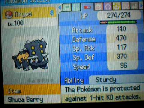 Bastiodon Moveset
