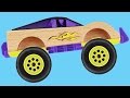 Atomic Rider Monster Truck Teaching Numbers 1 To 10 Learning To Count Video For Kids