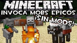 Minecraft 1.7.4: INVOCA MOBS EPICOS - Esqueleto Kamikaze, Vaca Bomba y DinnerBunny con IncrossMX!
