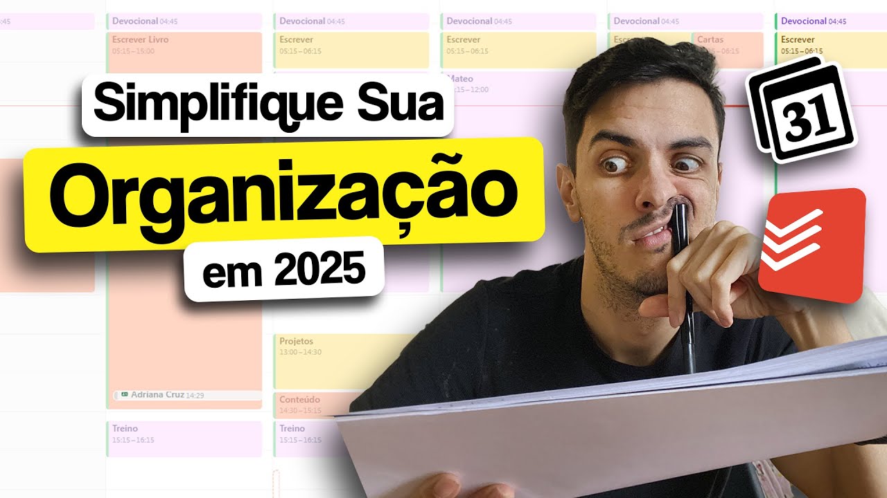Como Organizar Sua Rotina e Calendário Para 2025: Copie Este Sistema