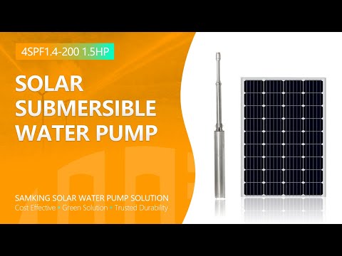 AC/DC Hybrid 1.5hp 4inch 200m head Solar helical Submersible Water Pump for Deep Well