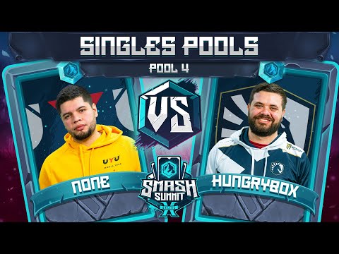 n0ne vs Hungrybox - Singles Pools: Pool 4 - Smash Summit 10 | Captain Falcon vs Puff