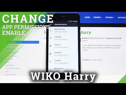 How to Manage Applications Permissions in Wiko Harry – Access Apps Settings
