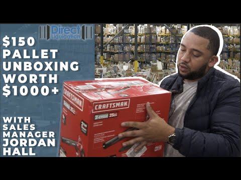 Liquidation Pallet Unboxing: Massive Profit Potential
