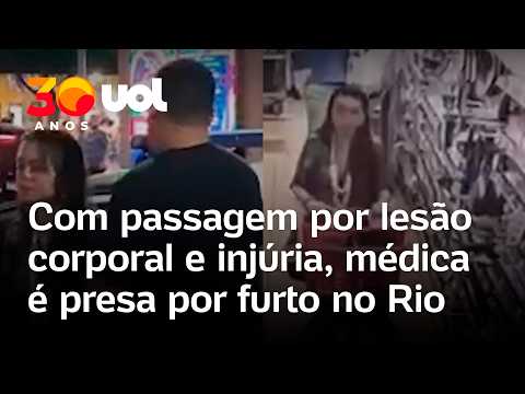 Médica é presa em flagrante por tentativa de furto em supermercado de Copacabana, no Rio; vídeo