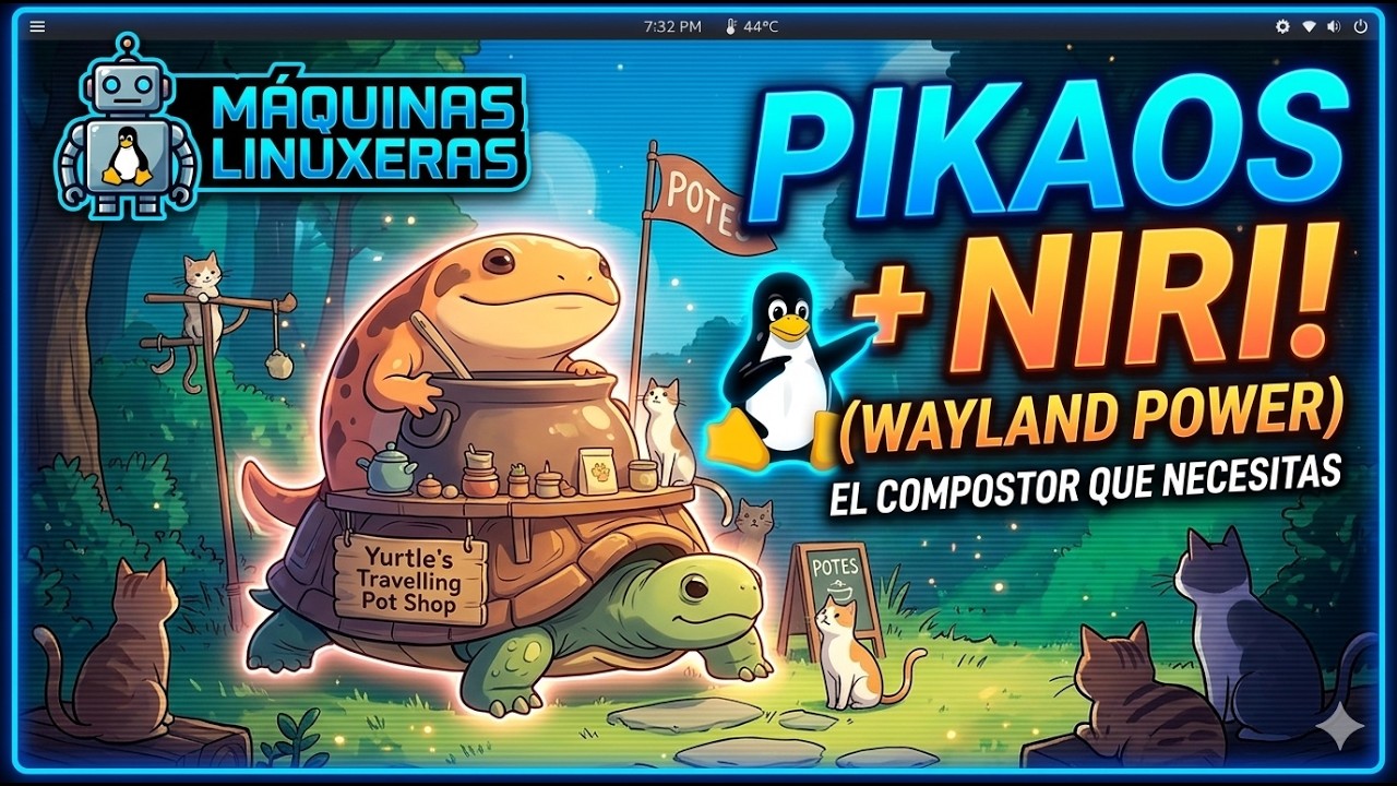 PikaOS + Niri: El flujo de trabajo definitivo en Linux
