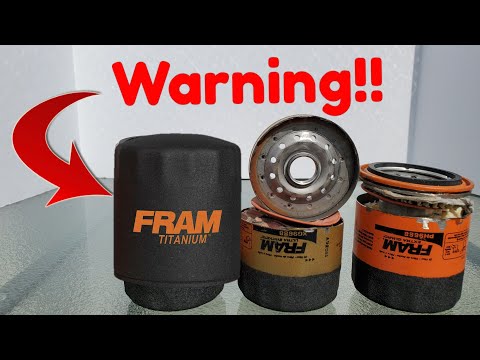 Fram Titanium oil filter!