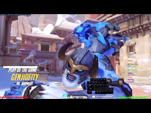 GETQUAKEDON BEST DOOMFIST IN THE WORLD?! POTG! [ OVERWATCH SEASON 25 TOP 500 ]