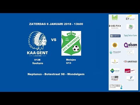 KAA Gent Ladies U12B - FC Moerbeke Ladies U13 - 6 januari 2018