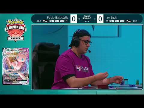 TCG Fabio Battistella Vs Ian Buck | 2023 Pokémon Europe International Championships Swiss R7