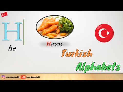 Turkish Lesson bis - Pronunciation - Turkish alphabets w Turkish examples for beginners 😊