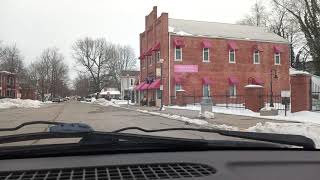 Driving through Knightstown Indiana