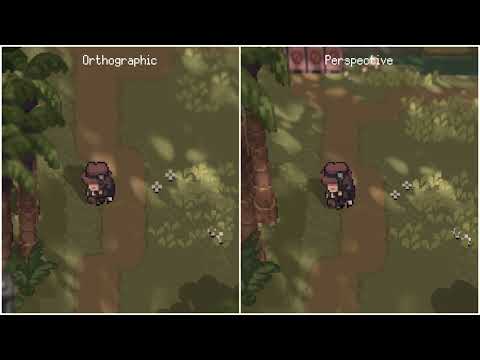 Orthographic vs Perspective — which one actually gives a better hook for a 2.5D pixel art game?