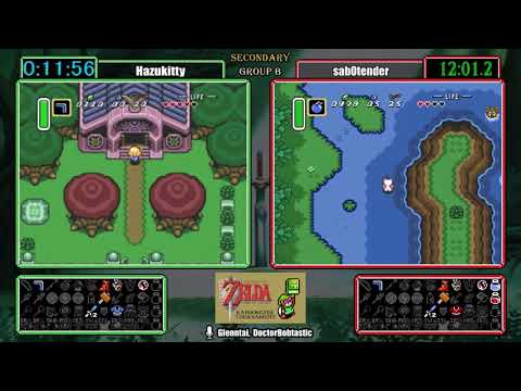 Hazukitty vs Sab0tender. ALTTP Randomizer Secondary Tournament Fall 2017