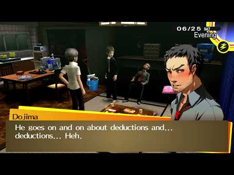 Persona 4 GOLDEN - Drunk Dojima with Nice guy Adachi