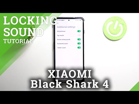 How to Manage Screen Locking Sound in XIAOMI Black Shark 4 – Turn On / Off Screen Locking Sound