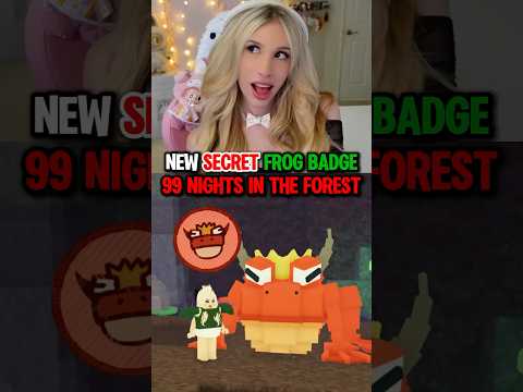 HOW To GET The NEW “SECRET” FROG BADGE In 99 NIGHTS IN THE FOREST on ROBLOX! 🐸