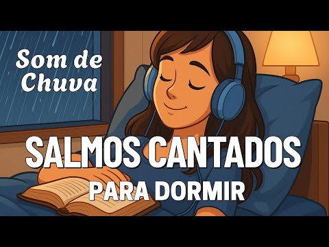 Essa Canção Vai Te Fazer Dormir Nos Braços de Deus | Salmos Cantados para dormir com Chuva
