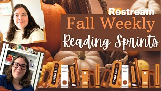 🍁 Fall Weekly Wednesday Live Reading & Productivity Sprints! 📚 10 AM EST