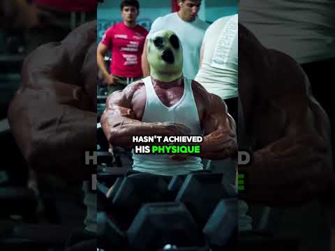 Genetic freak or just st*roids?😳 #bodybuilding #fitness #gym #shorts