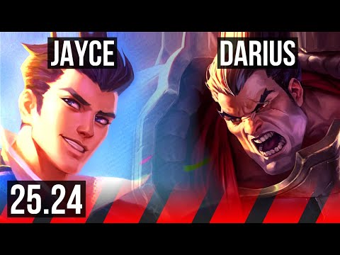 JAYCE vs DARIUS (TOP) | KR Master | 25.24
