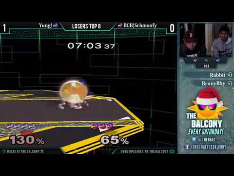 Melee @ the Balcony 77 - Losers Top 8 ft. BCB|Schmoofy (Falco) VS Yung! (Falco)
