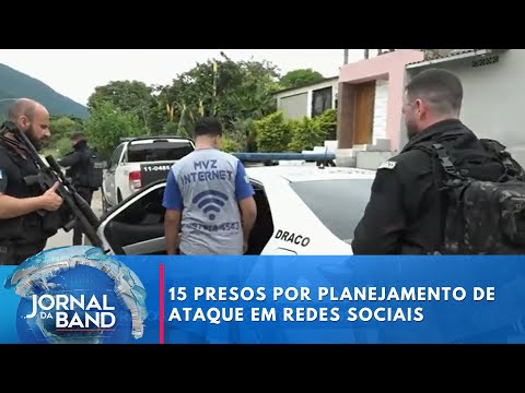 Polícia prende 15 suspeitos de planejarem atentados com bombas | Jornal da Band