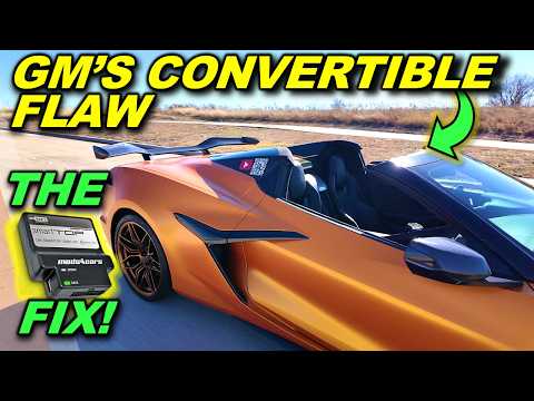 Fixing GM's Flaw on the C8 Corvette Convertible with THIS!
