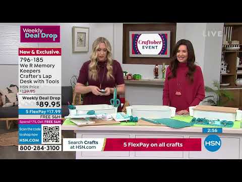 We R Memory Keepers Crafter's Lap Desk with Tools