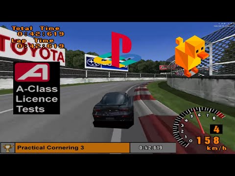 Gran Turismo 1 - License A-3 Gold (Duckstation HD 1080p)