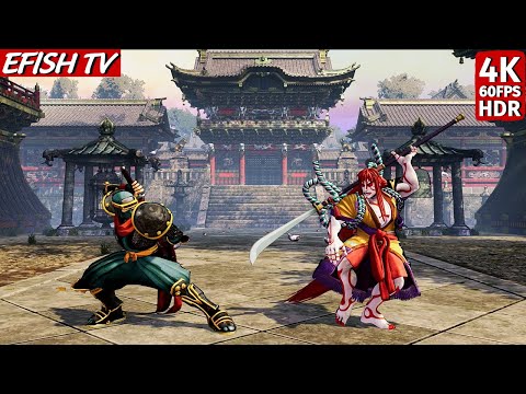 Hattori Hanzo vs Senryo Kyoshiro (Hardest AI) - Samurai Shodown