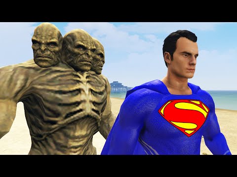 GTA 5 Rainbow Superman vs Abomination Jumping Funny Fails (Euphoria/Ragdolls)