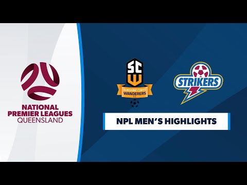 NPL Men's R12 - Sunshine Coast Wanderers vs. Brisbane Strikers Highlights