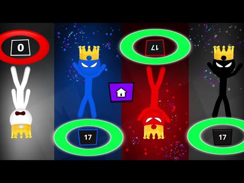 Who of the kings is the best? The Stickman MINIGAMES random Gameplay - Stickman Party 1 2 3 4 Player