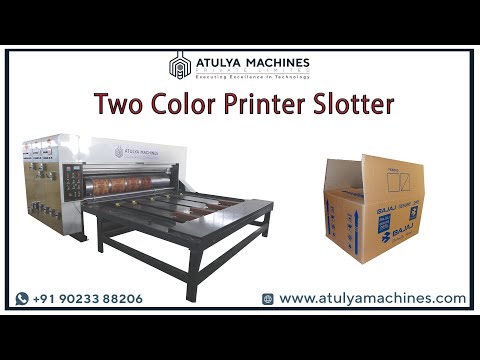 Flexo Printer Slotter Machine