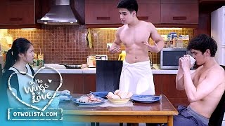 On The Wings Of Love Outtake: Clark, Jigs go shirtless in front of Leah in 'On The Wings Of Love' video