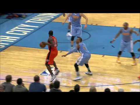 Enes Kanter Posterizes Nikola Jokic - Nuggets vs Thunder - December 27, 2015 - NBA 2015-16 Season