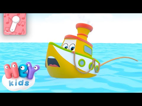 C’era una volta un piccolo naviglio 🎤 KARAOKE | Canzoni per Bambini | HeyKids Italiano
