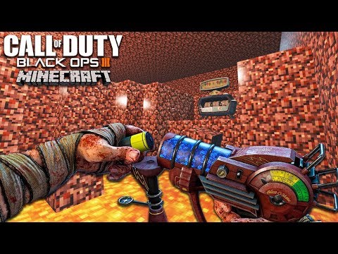 MINECRAFT NETHER ZOMBIES *CHALLENGE MODE* (Call of Duty Custom Zombies)