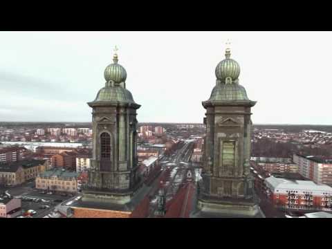 Eskilstuna Flygfotografering kloster Kyrka 2017