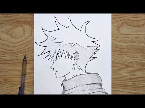 How to draw Megumi | Megumi Fushiguro step by step | Easy anime JJK drawing tutorial 