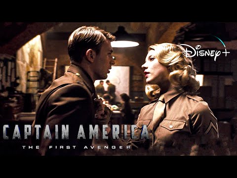 Captain America: TFA | Steve And Lorraine - Kiss Scene | Disney+ [2011]