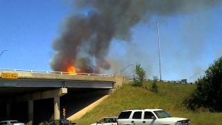 Admiral Twin drive in burning,Tulsa,Ok.