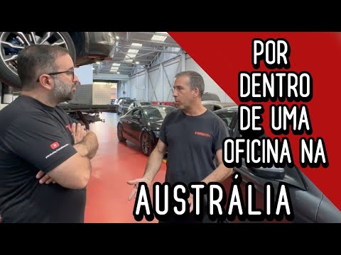 COMO É UMA OFICINA MECÂNICA NA AUSTRÁLIA!