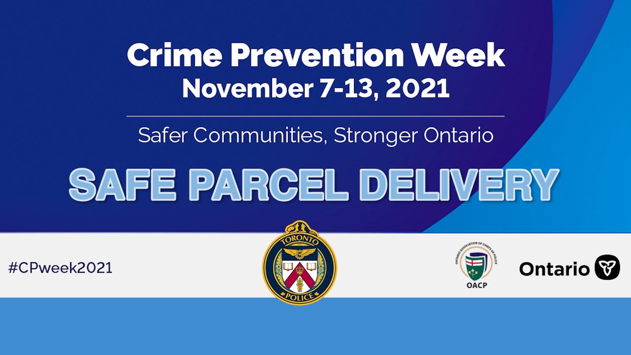 Crime Prevention Week 2021 | Part 1 of 4: Safe Parcel Delivery